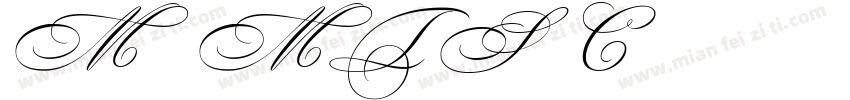 Matura MT Script Capitals字体转换